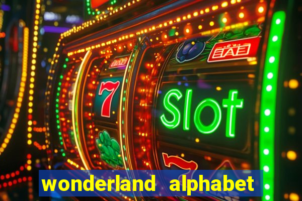 wonderland alphabet comic studio